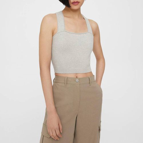 Cropped Cashmere Blend Tank Top - Theory - Modalova