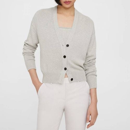 Grey Cashmere Blend Cardigan - Theory - Modalova