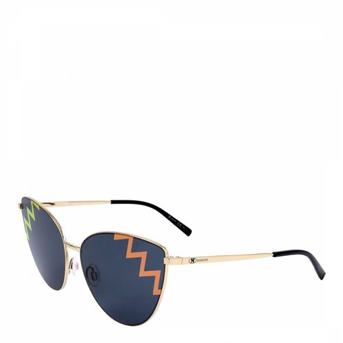 Gold Cat Eye Sunglasses 61mm - Missoni - Modalova