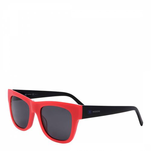 Red Black Sqaure Sunglasses 52mm - Missoni - Modalova