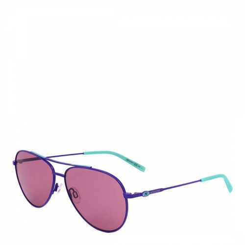 Violet Aqua Aviator Sunglasses 58mm - Missoni - Modalova