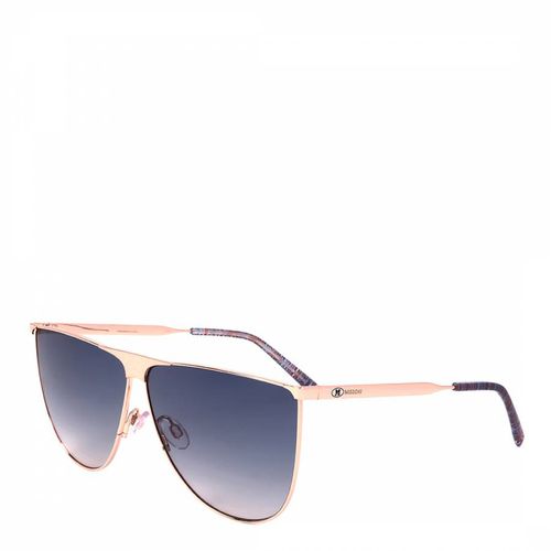 Gold Copper Aviator Sunglasses 63mm - Missoni - Modalova
