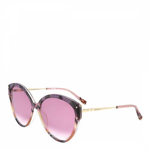 Pattern Pink Round Sunglasses 59mm - Missoni - Modalova