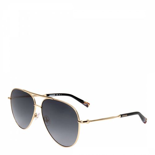 Rose Gold Aviator Sunglasses 60mm - Missoni - Modalova