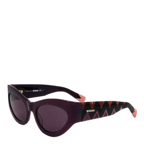 Violet Cat Eye Sunglasses 55mm - Missoni - Modalova