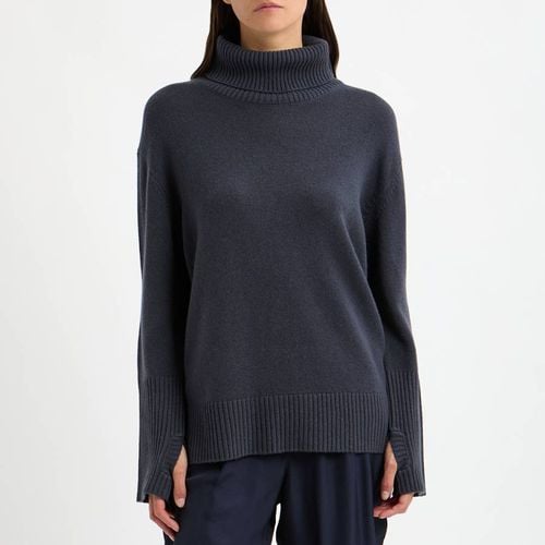 Slate Cashmere Blend Deep Cuff Jumper - NÂ°Â· Eleven - Modalova