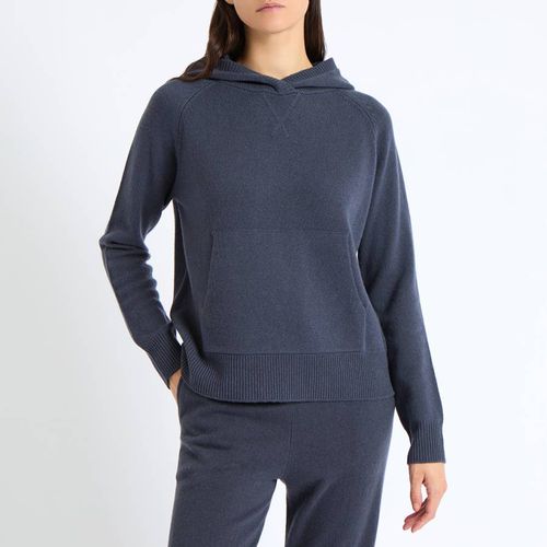 Slate Cashmere Blend Hoodie - N°· Eleven - Modalova