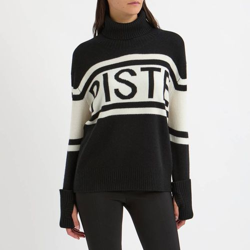 Black Cashmere Blend Piste Jumper - NÂ°Â· Eleven - Modalova