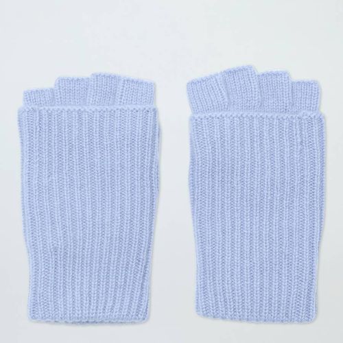 Cashmere Ribbed Fingerless Gloves - NÂ°Â· Eleven - Modalova