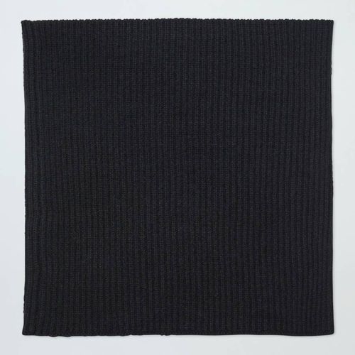 Black Cashmere Ribbed Snood - N°· Eleven - Modalova