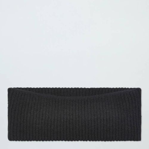 Black Cashmere Ribbed Headband - NÂ°Â· Eleven - Modalova