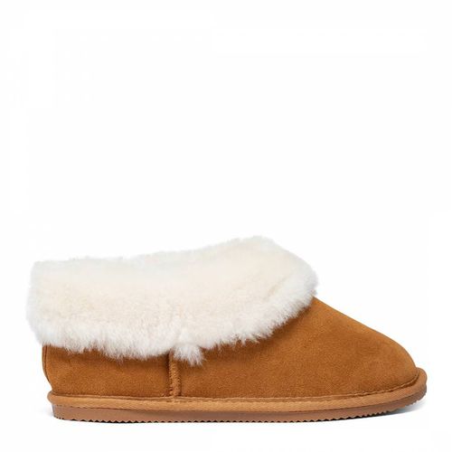 Women's Beige Bootie slipper - Fenland Sheepskin - Modalova