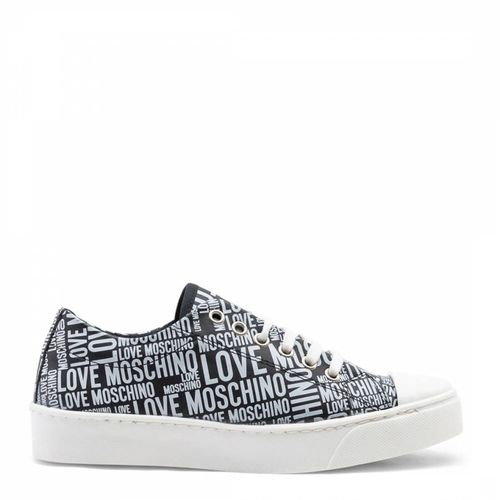 White All Over Printed Low Top Trainers - Love Moschino - Modalova