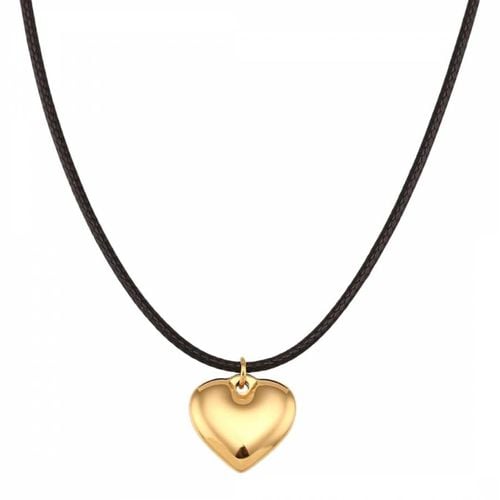 K Gold Heart Charm Necklace - Liv Oliver - Modalova