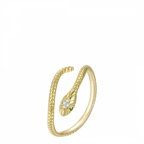 K Gold Motif Wrap Ring - Liv Oliver - Modalova