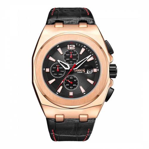 Men's Rose Gold Voyager Automatic Watch 46mm - Gamages of London - Modalova