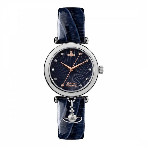 Navy Leather Trafalgar Quartz Watch - Vivienne Westwood - Modalova