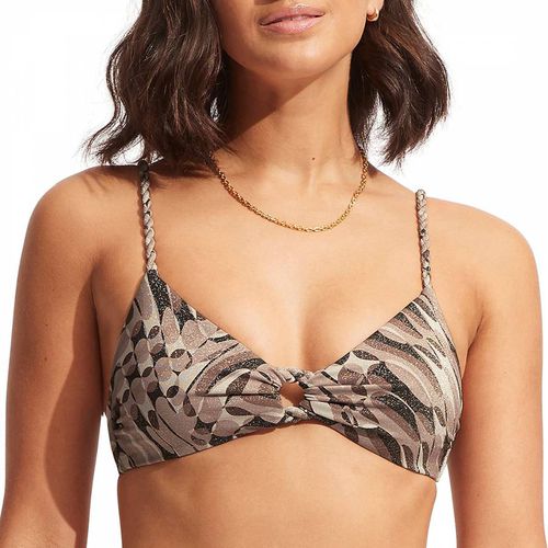 Brown Poolside Ring Front Bralette - Seafolly - Modalova