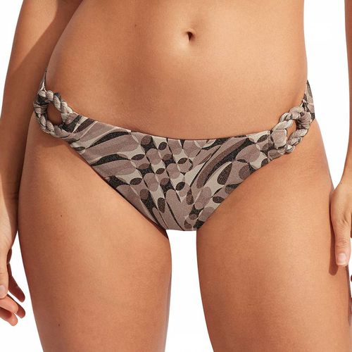 Brown Poolside Trim Hipster Brief - Seafolly - Modalova