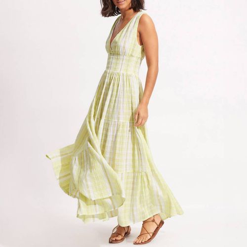 Green Textured Gingham Maxi Dress - Seafolly - Modalova