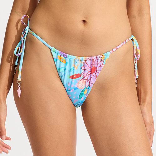 Mist Drawstring Tie Side Rio Brief - Seafolly - Modalova