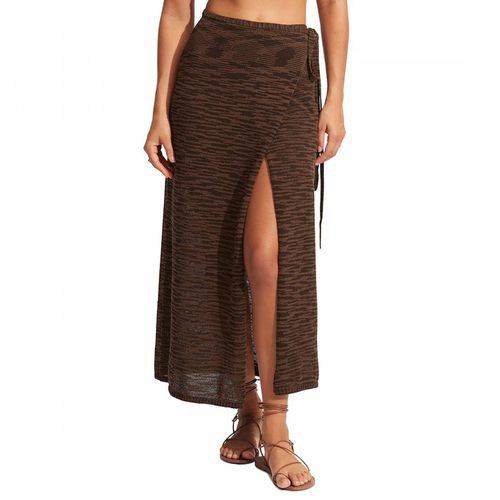 Brown Daybreak Knit Midi Skirt - Seafolly - Modalova