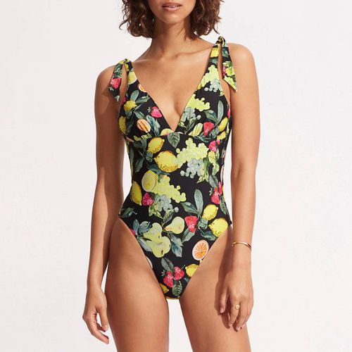 Black Lemoncello V Neck One piece - Seafolly - Modalova