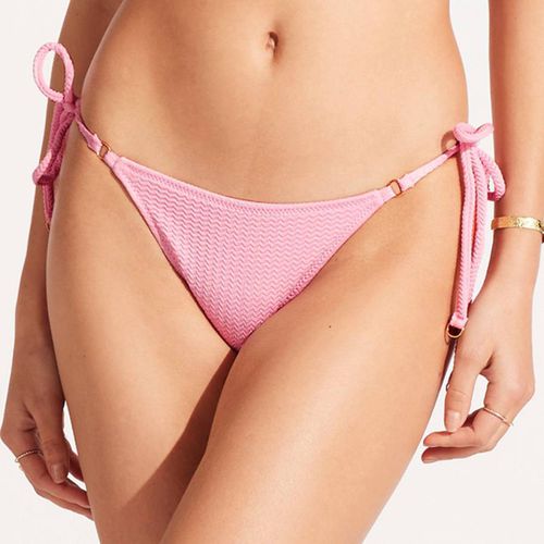 Pink Sea Dive Tie Side Rio Brief - Seafolly - Modalova