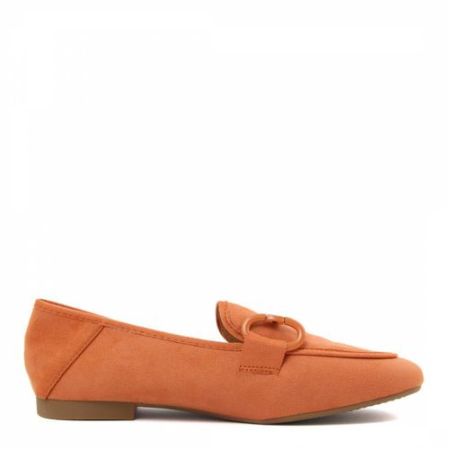Orange Suede Flat Shoes - Fashion Attitude - Modalova