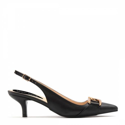 Black Slingback Heeled Shoes - Fashion Attitude - Modalova