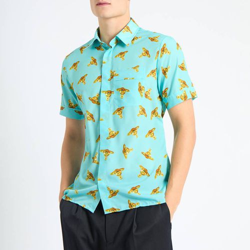 Turquoise Printed Shirt - Vivienne Westwood - Modalova