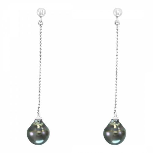 Black/Tahitian Pearl Earrings - Effy - Modalova