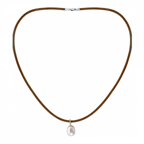 Diamond Freshwater Pearl Pendant Necklace - Effy - Modalova
