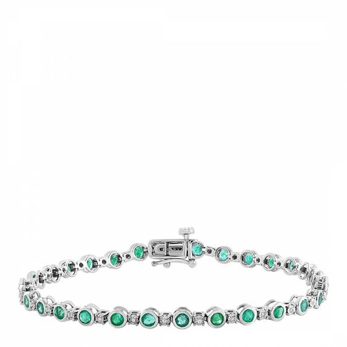 Diamond & Emerald Bracelet - Effy - Modalova