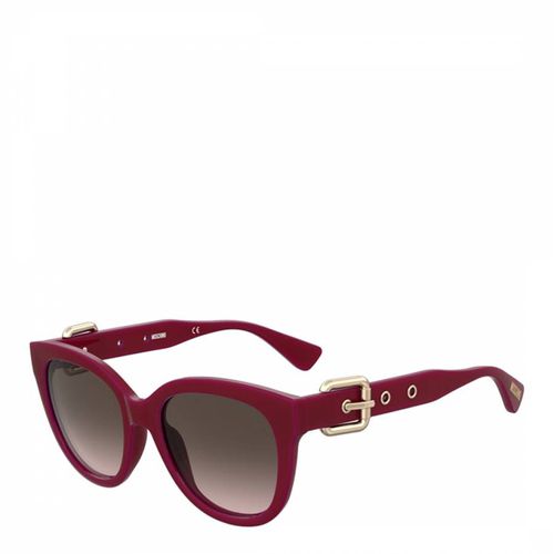 Women's Burgundy Sunglasses 55mm - MOSCHINO - Modalova