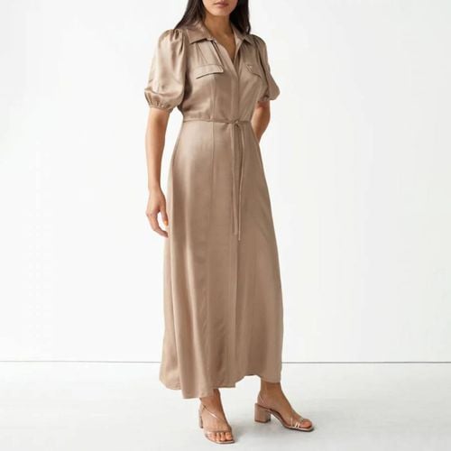 Beige Jonah Midi Dress - & Other Stories - Modalova