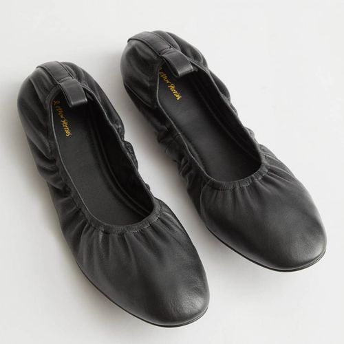 Black Lane Soft Ballerina Shoes - & Other Stories - Modalova