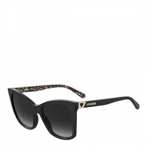 Black Rectangular Sunglasses 55mm - MOSCHINO - Modalova