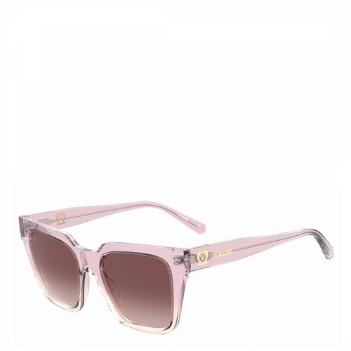 Pink Double Shade Sunglasses - MOSCHINO - Modalova