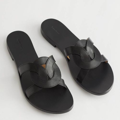 Black Frances Leather Sandals - & Other Stories - Modalova