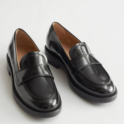 Black Siri Leather loafers - & Other Stories - Modalova