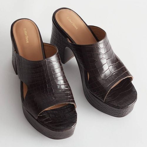 Brown Ilma platform Leather Sandals - & Other Stories - Modalova