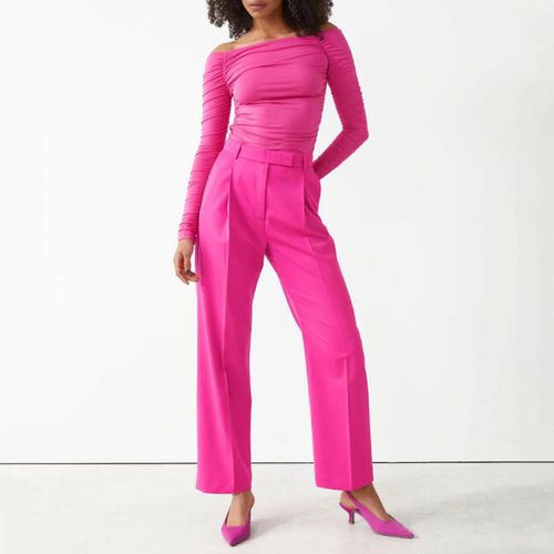 Pink Monet Ruched Top - & Other Stories - Modalova