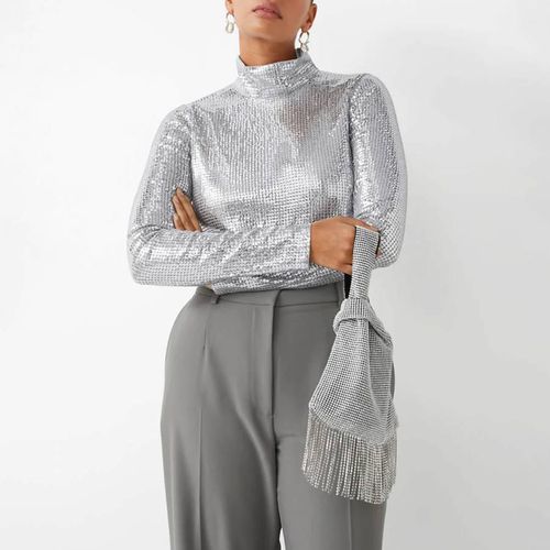 Grey Henrietta Sequin Top - & Other Stories - Modalova