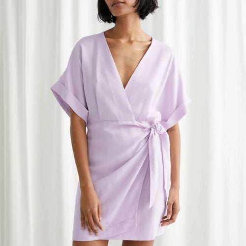 Purple Wrap Fruit Dress - & Other Stories - Modalova