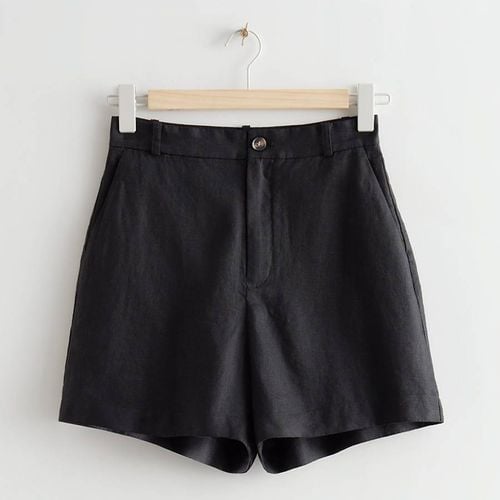 Black Ulrika Linen Shorts - & Other Stories - Modalova