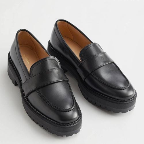 Black Leonie Suede loafers - & Other Stories - Modalova