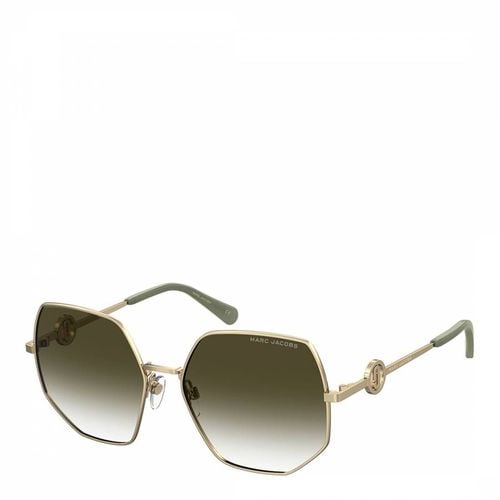 Gold Green Sunglasses 59mm - Marc Jacobs - Modalova