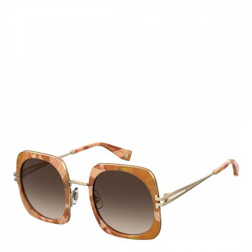 Brown Marble Sunglasses 53mm - Marc Jacobs - Modalova