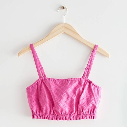 Pink Liam Ruched Bralette - & Other Stories - Modalova